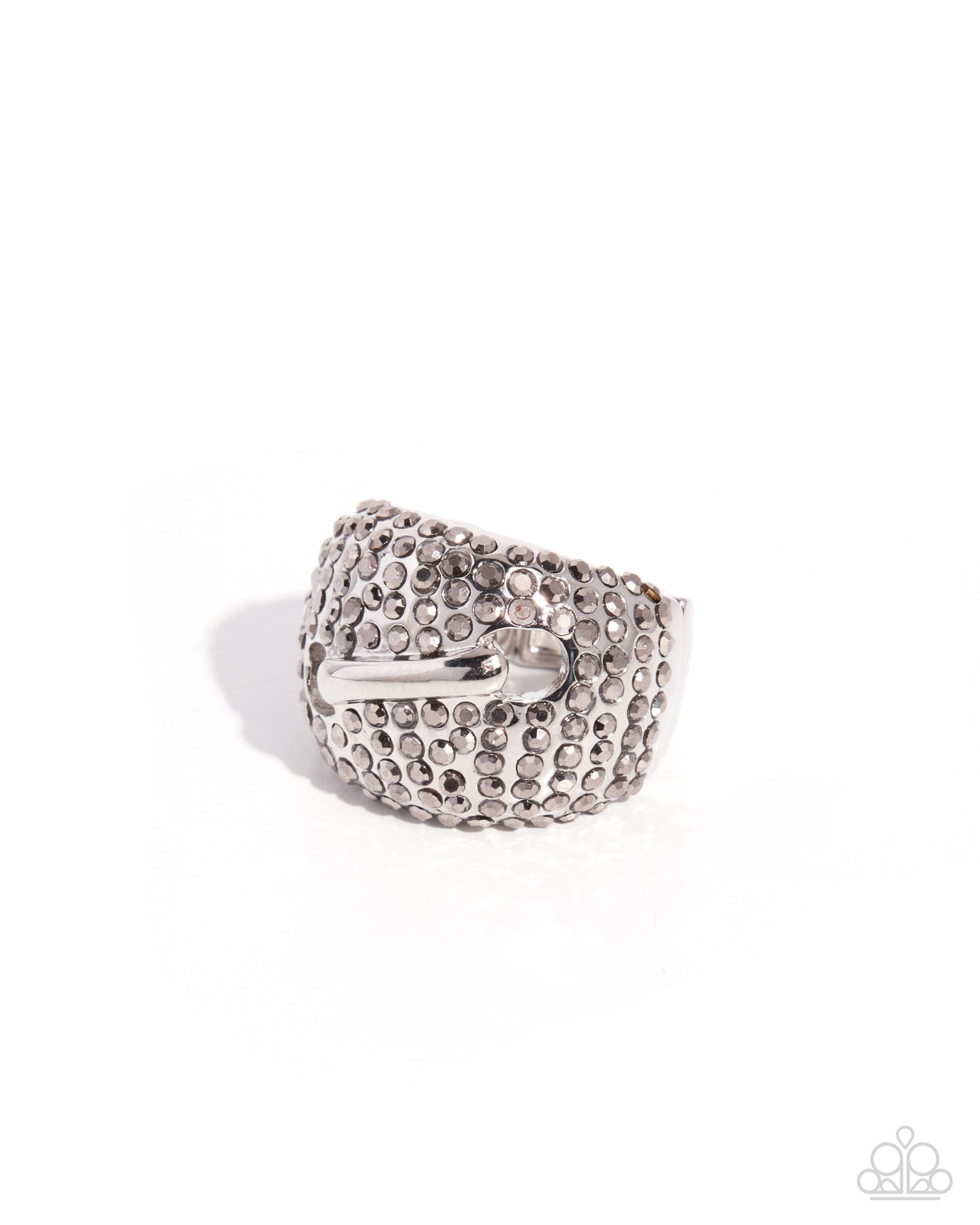 Hazy Hardware - silver - Paparazzi ring