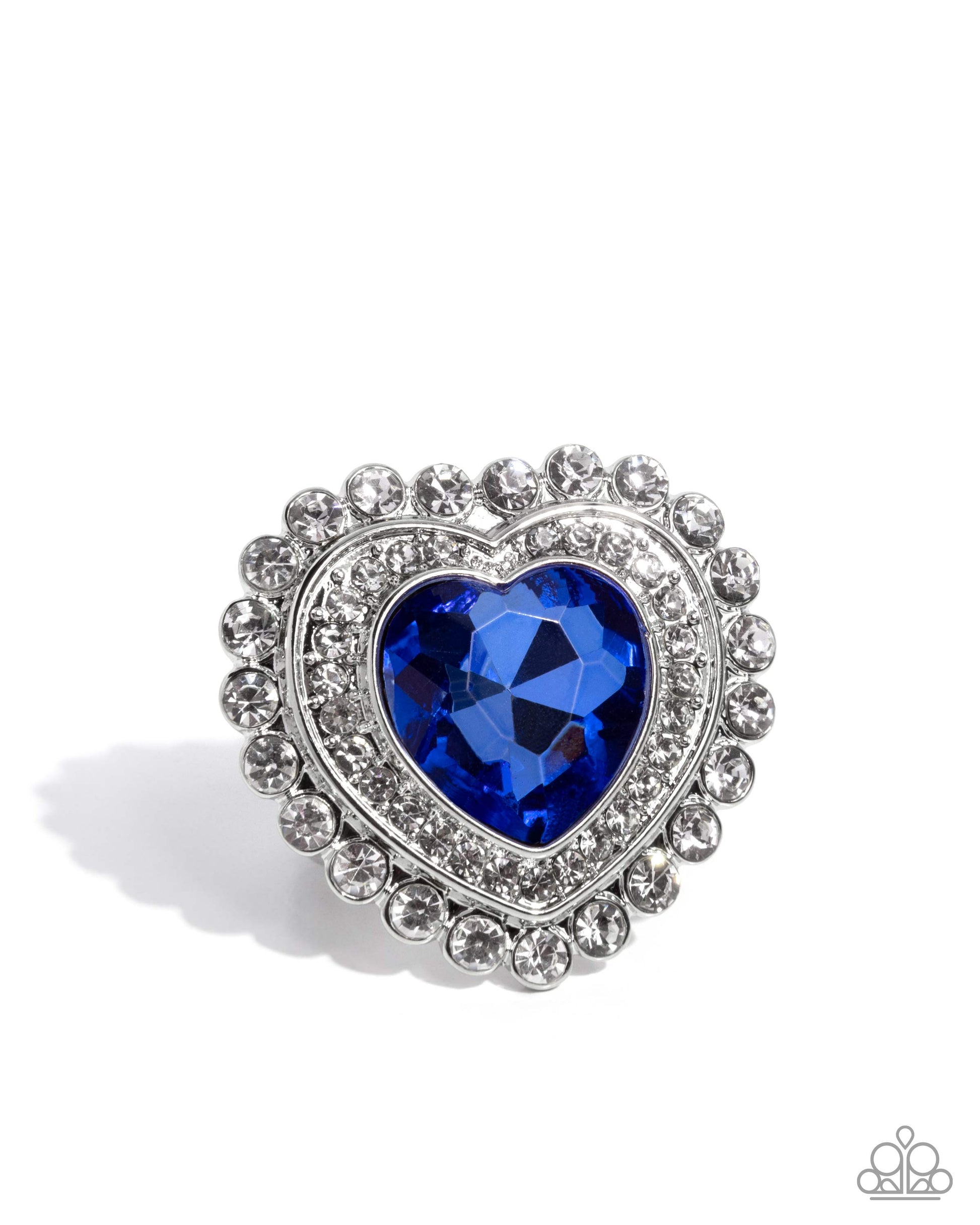 Head Over HEART - blue - Paparazzi ring