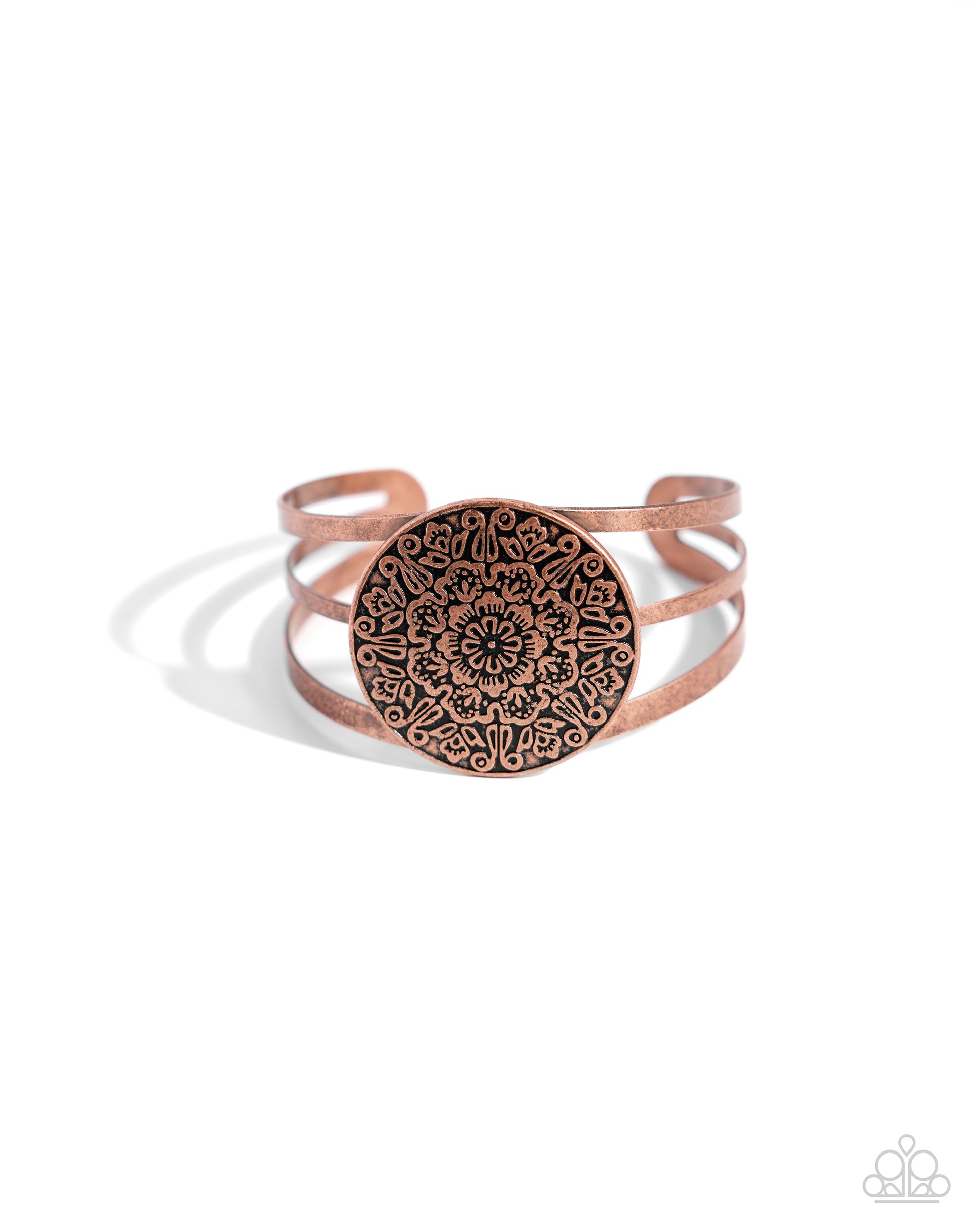 Head Over Hibiscus - copper - Paparazzi bracelet