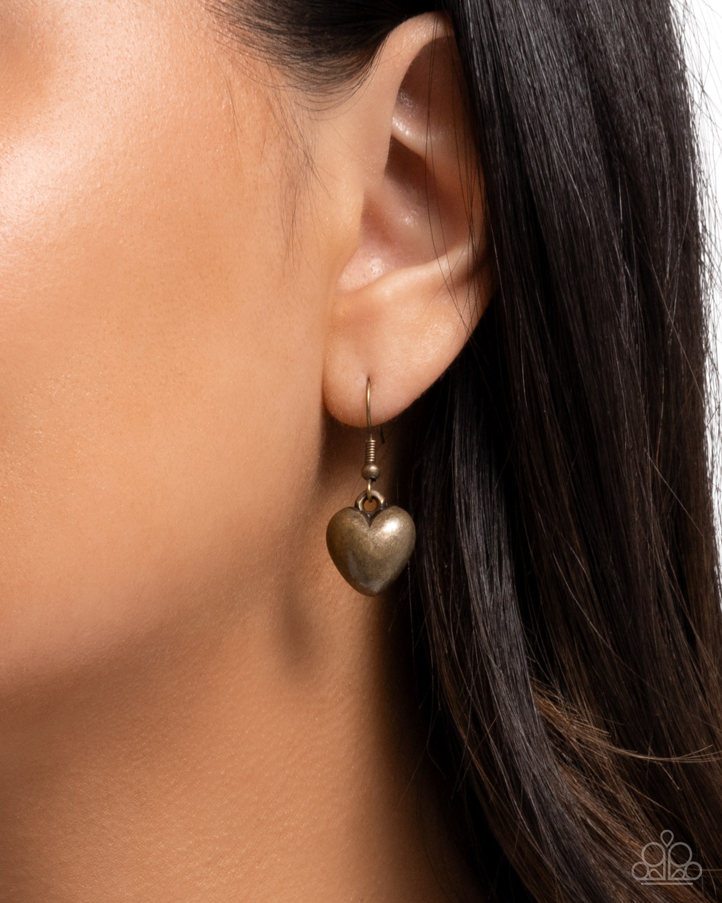 Heart Haul - brass - Paparazzi necklace