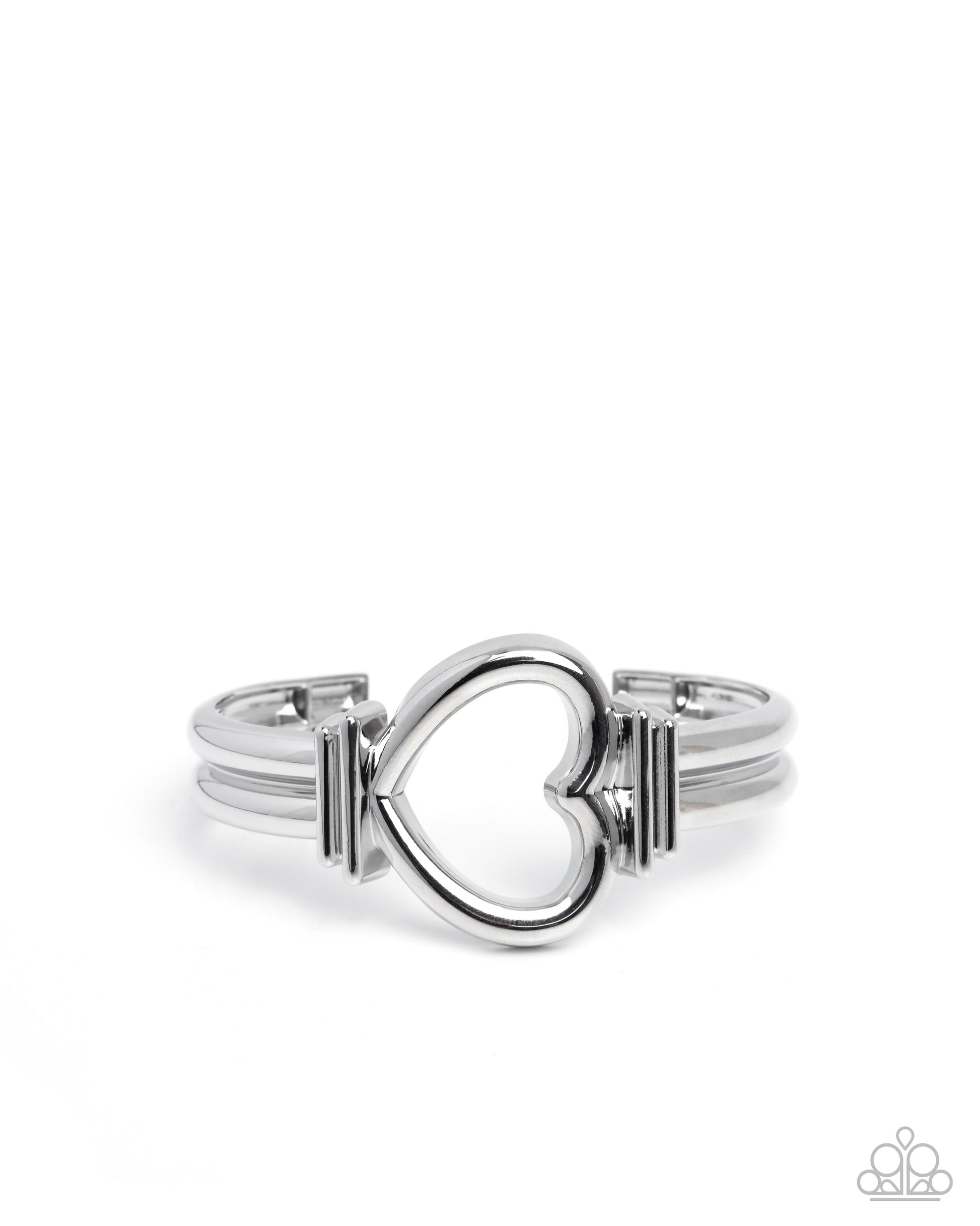 Heart Horizon - silver - Paparazzi bracelet