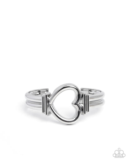 Heart Horizon - silver - Paparazzi bracelet