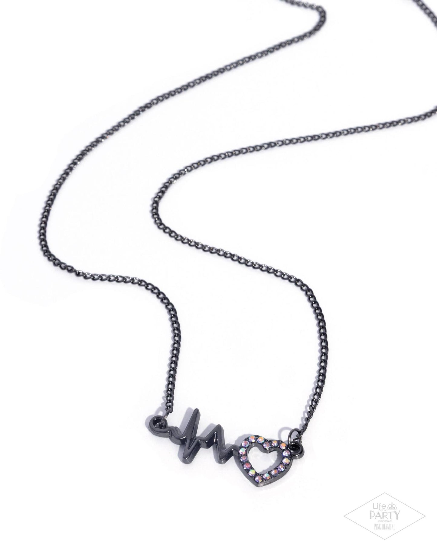 Heartbeat Street - purple - Paparazzi necklace
