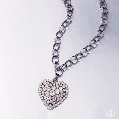 Heartfelt Havana - black - Paparazzi necklace