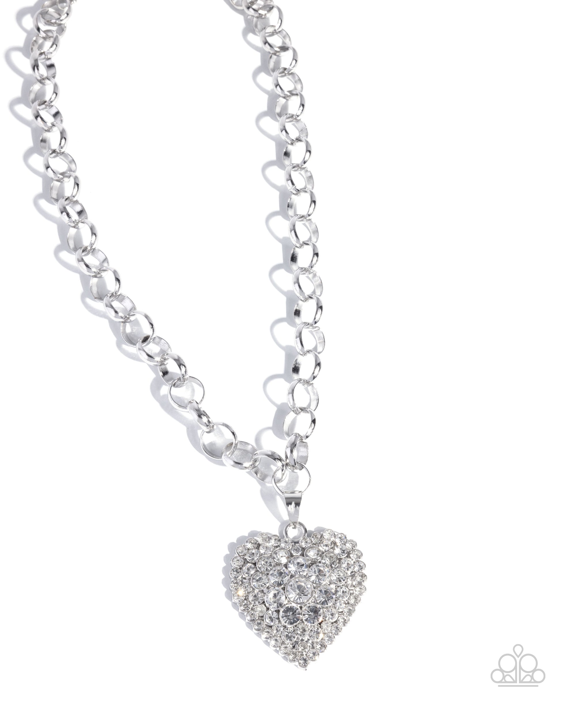 Heartfelt Havana - white - Paparazzi necklace