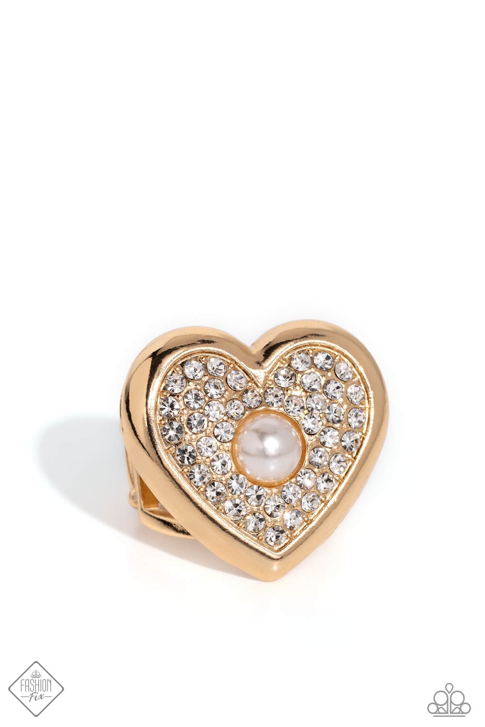 Heartfelt Heritage - gold - Paparazzi ring