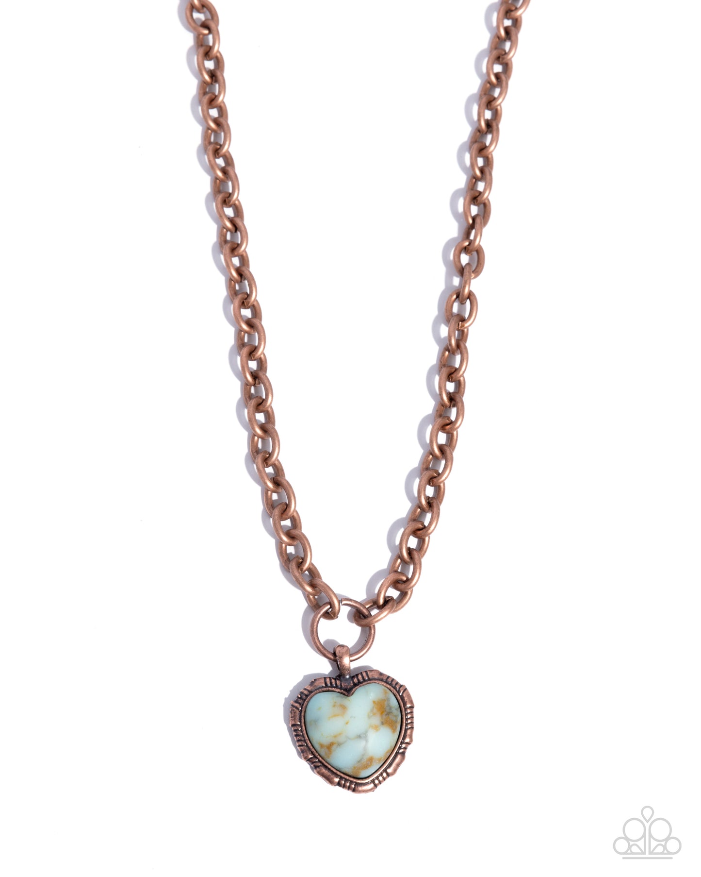 Heartfelt Horoscope - copper - Paparazzi necklace