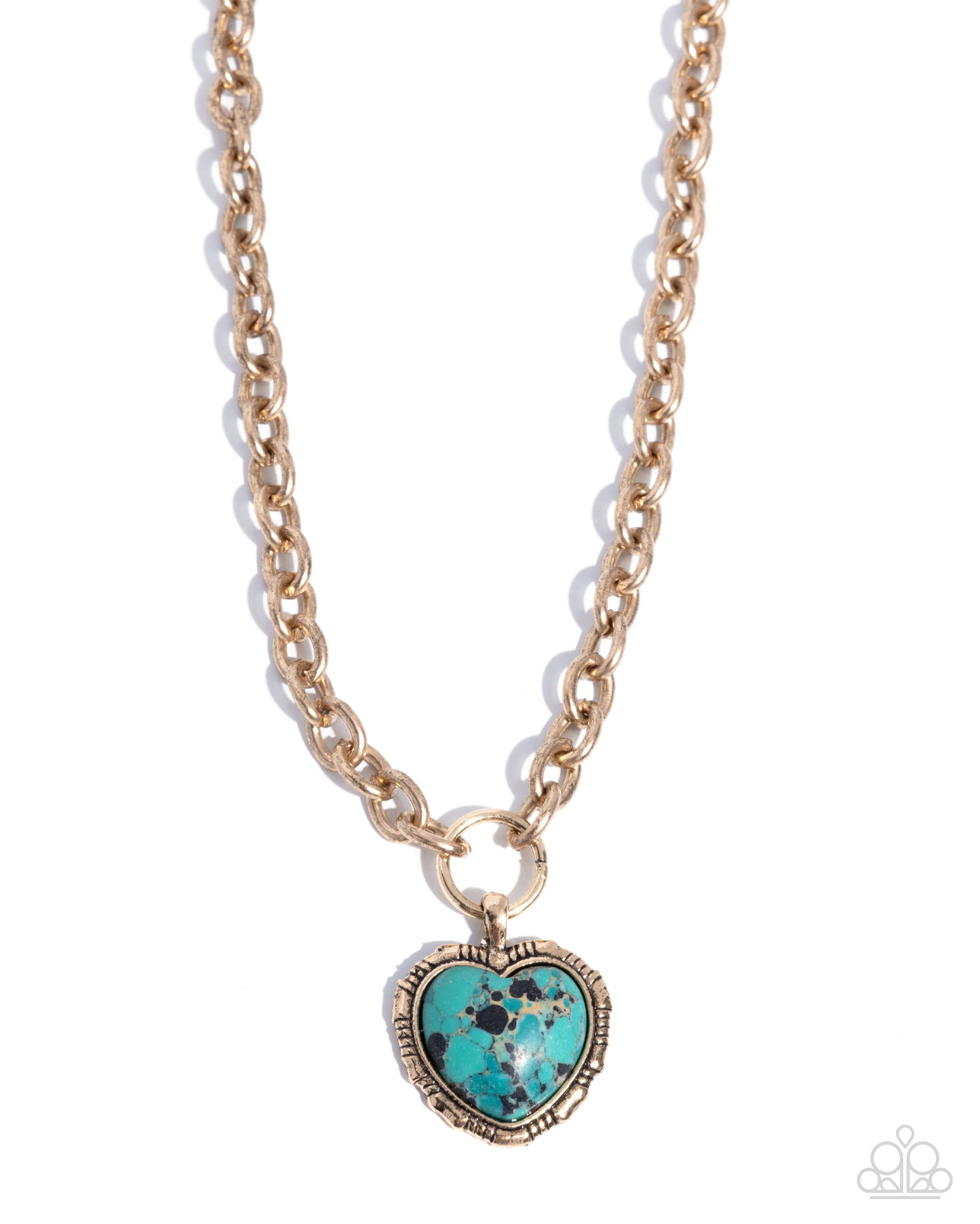 Heartfelt Horoscope - green - Paparazzi necklace