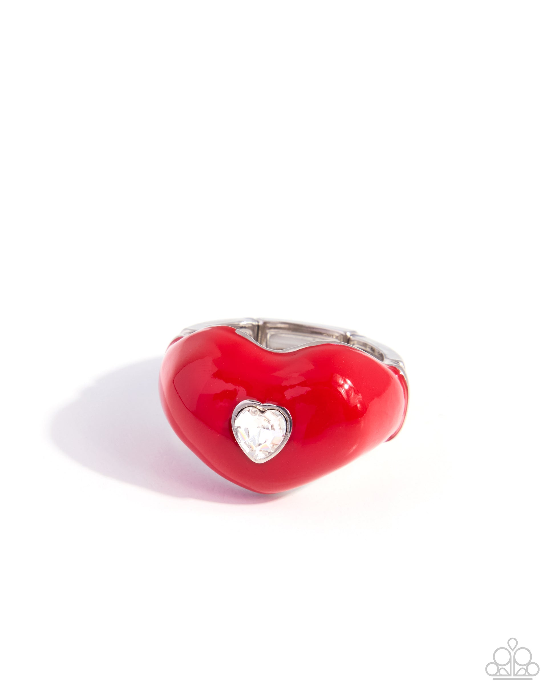 Heartfelt Hymn - red - Paparazzi ring