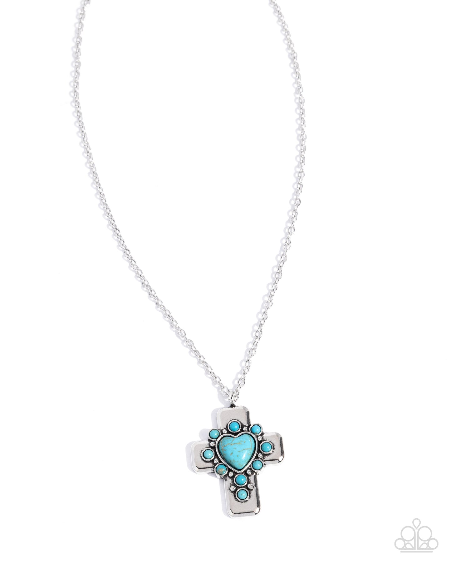 Heavenly Color - blue - Paparazzi necklace