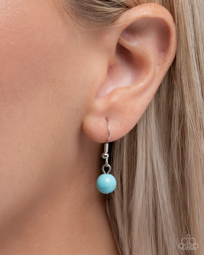 Heavenly Color - blue - Paparazzi necklace