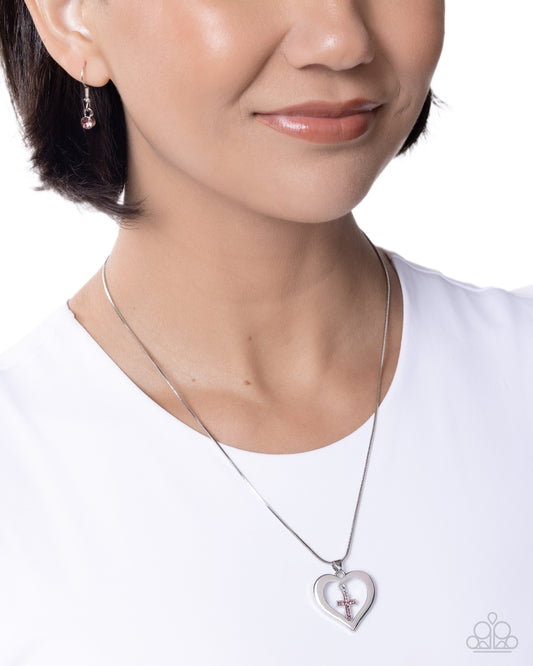 Heavenly Honor - purple - Paparazzi necklace