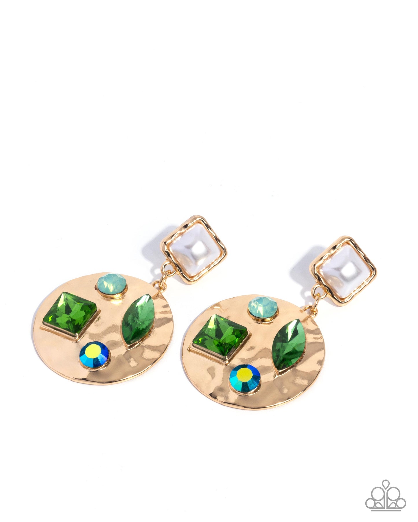Heirloom Haven - green - Paparazzi earrings