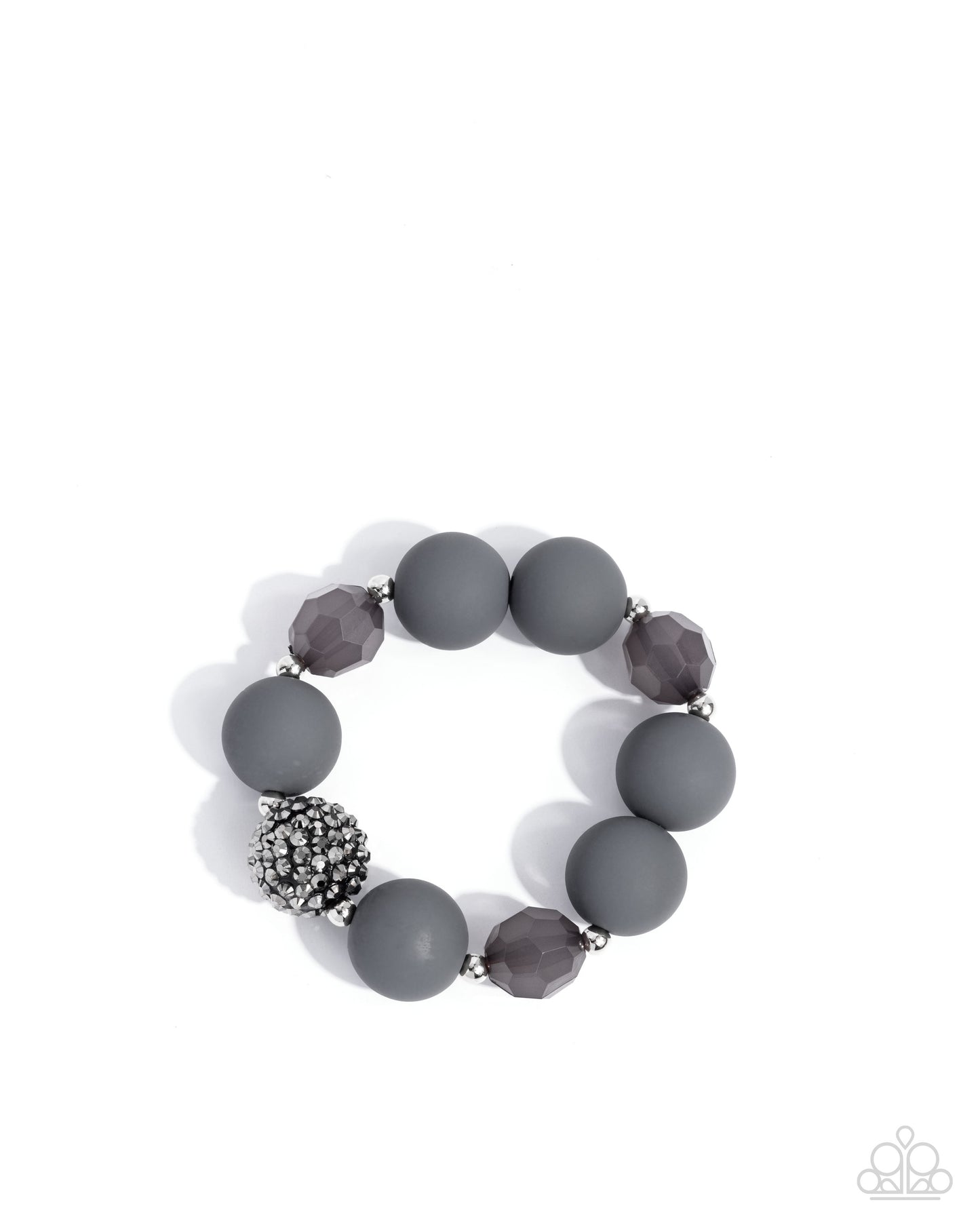 Hematite Hallmark - silver - Paparazzi complete set