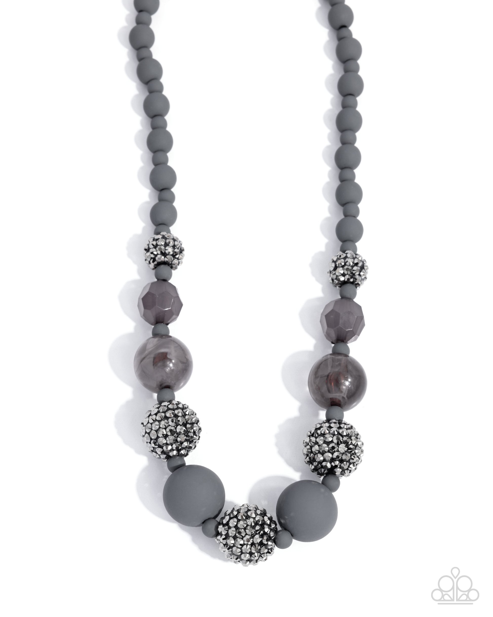 Hematite Hallmark - silver - Paparazzi complete set