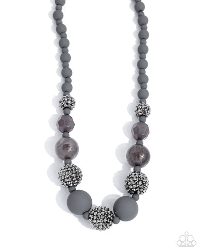 Hematite Hallmark - silver - Paparazzi complete set