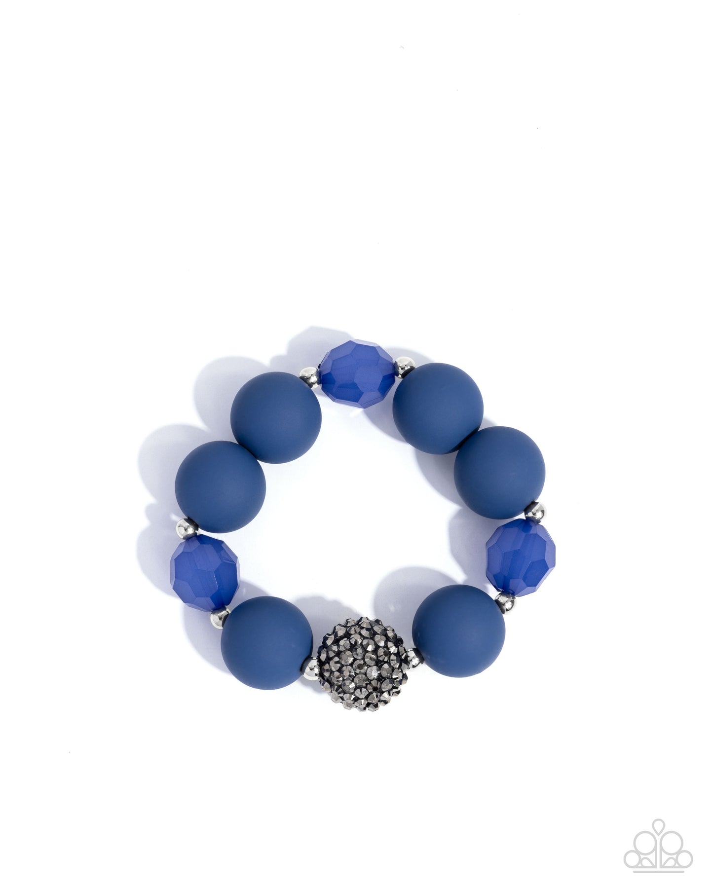 Hematite Honor - blue - Paparazzi bracelet