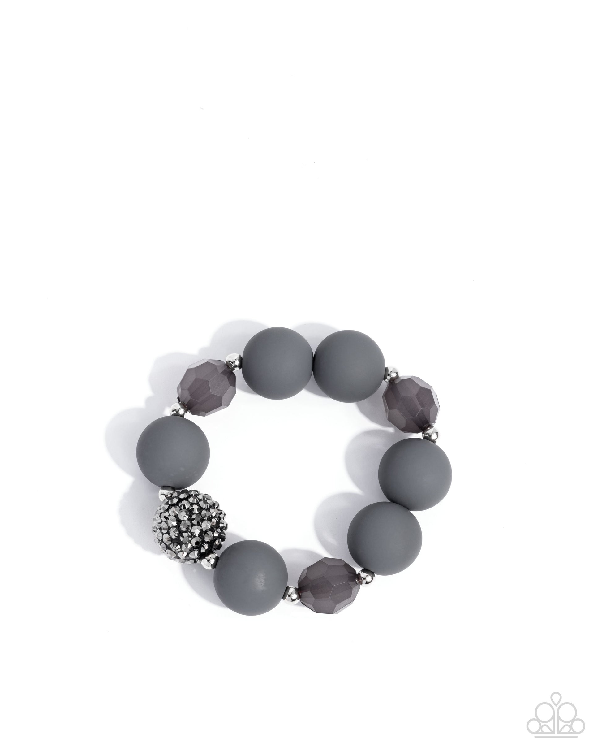 Hematite Honor - silver - Paparazzi bracelet