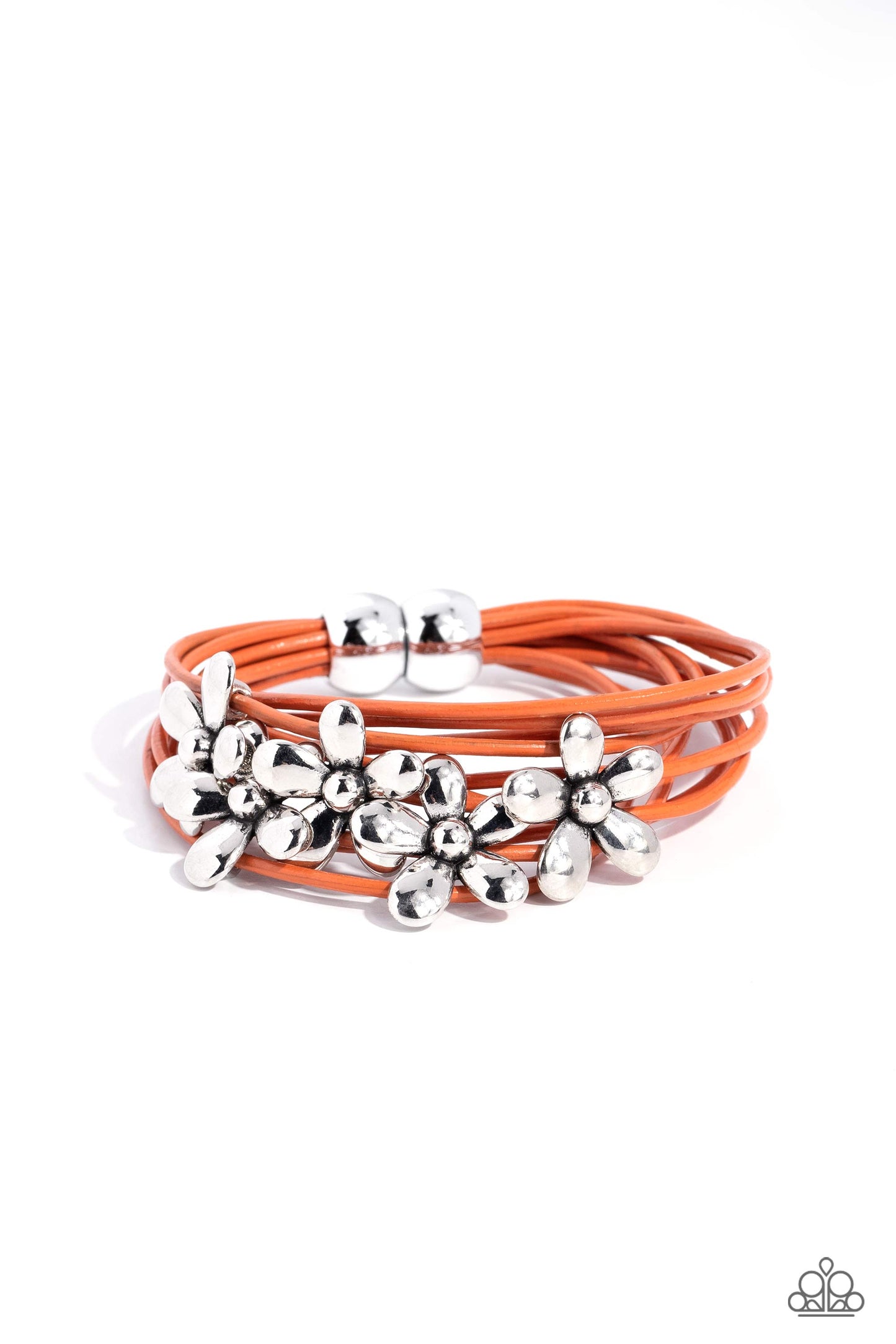 Here Comes the BLOOM - orange - Paparazzi bracelet