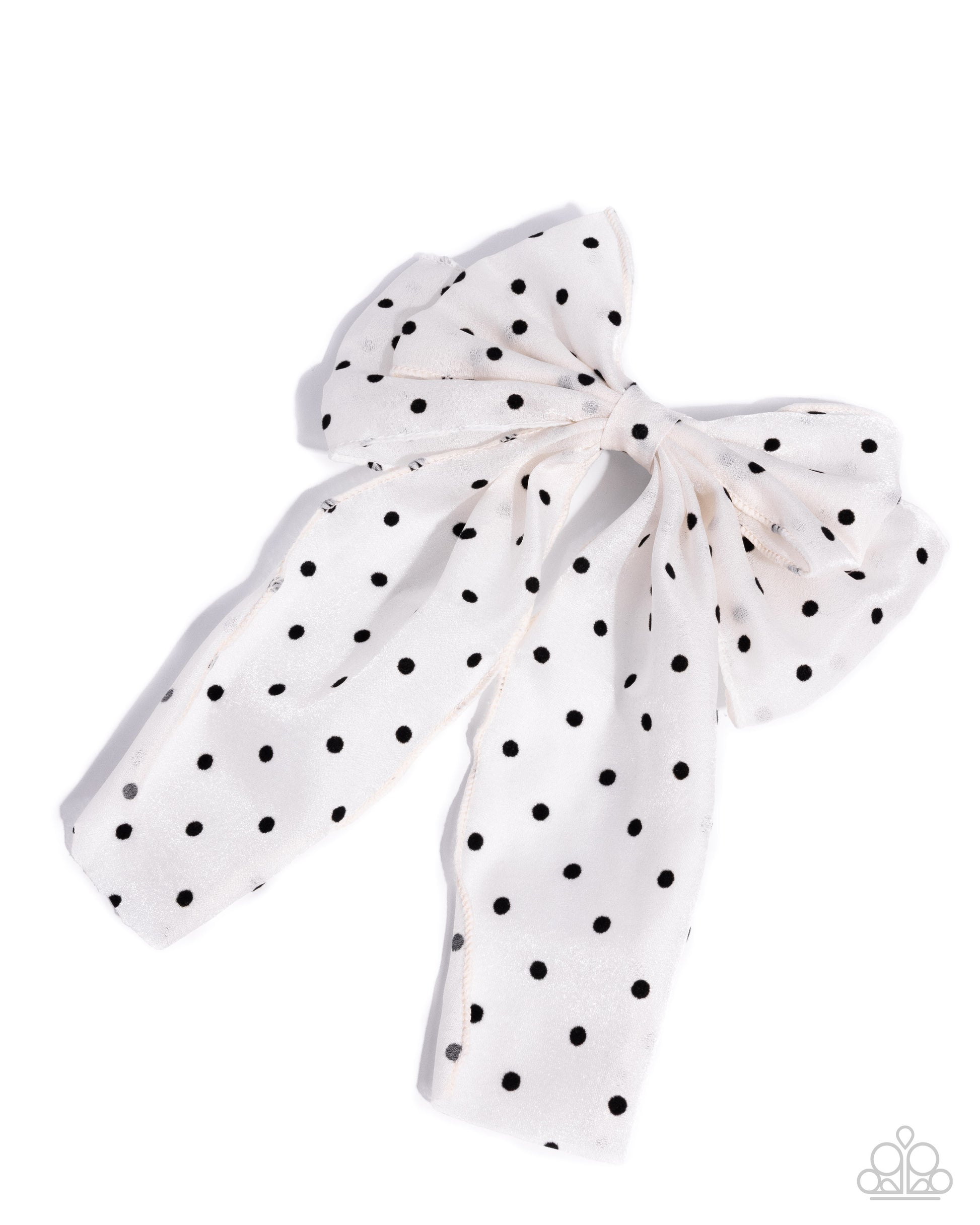 Here We BOW Again - white - Paparazzi hair clip
