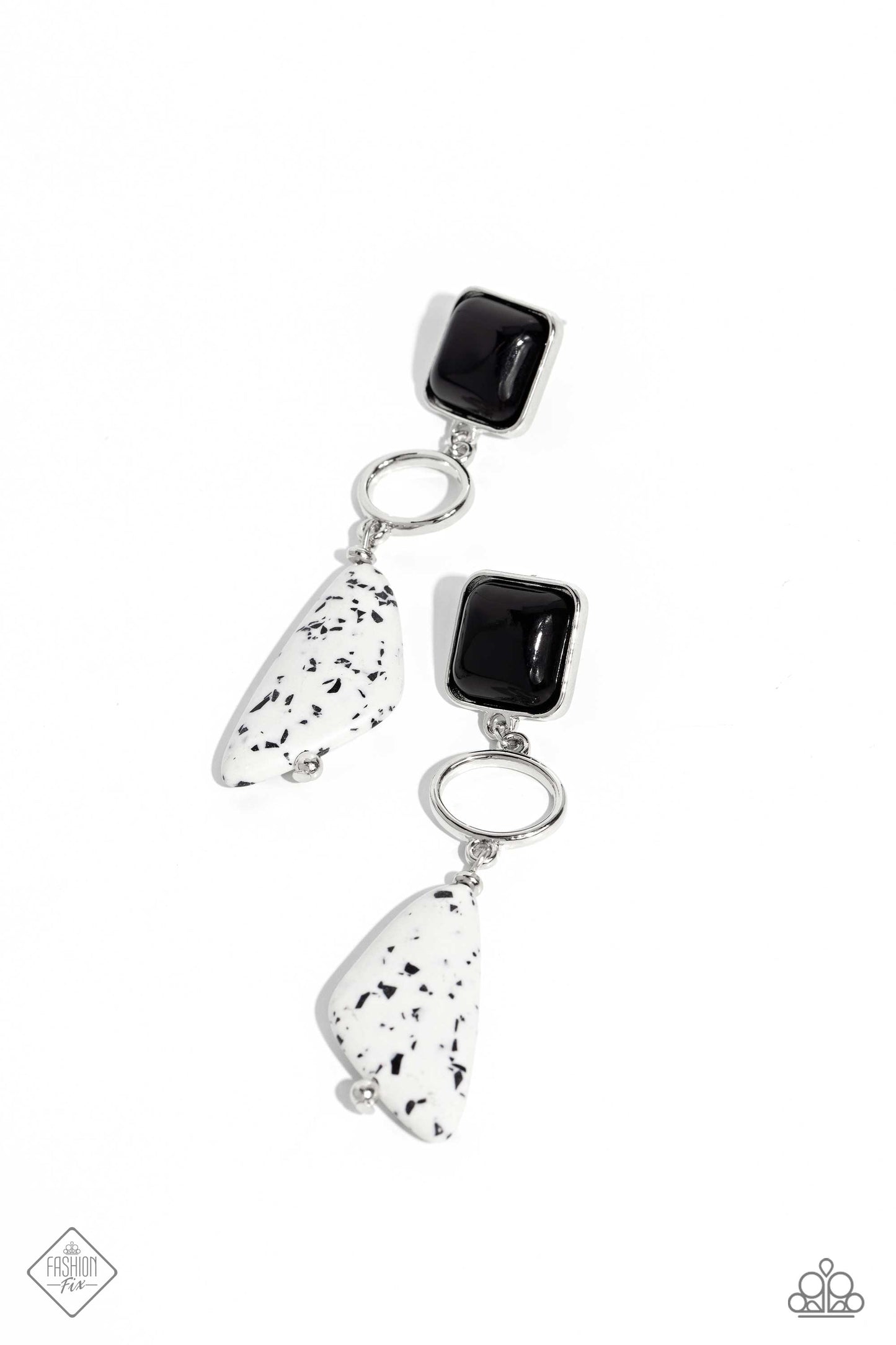 High-End Hallmark - black - Paparazzi earrings