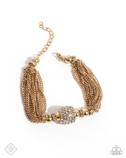 High-Handed Haute - gold - Paparazzi bracelet