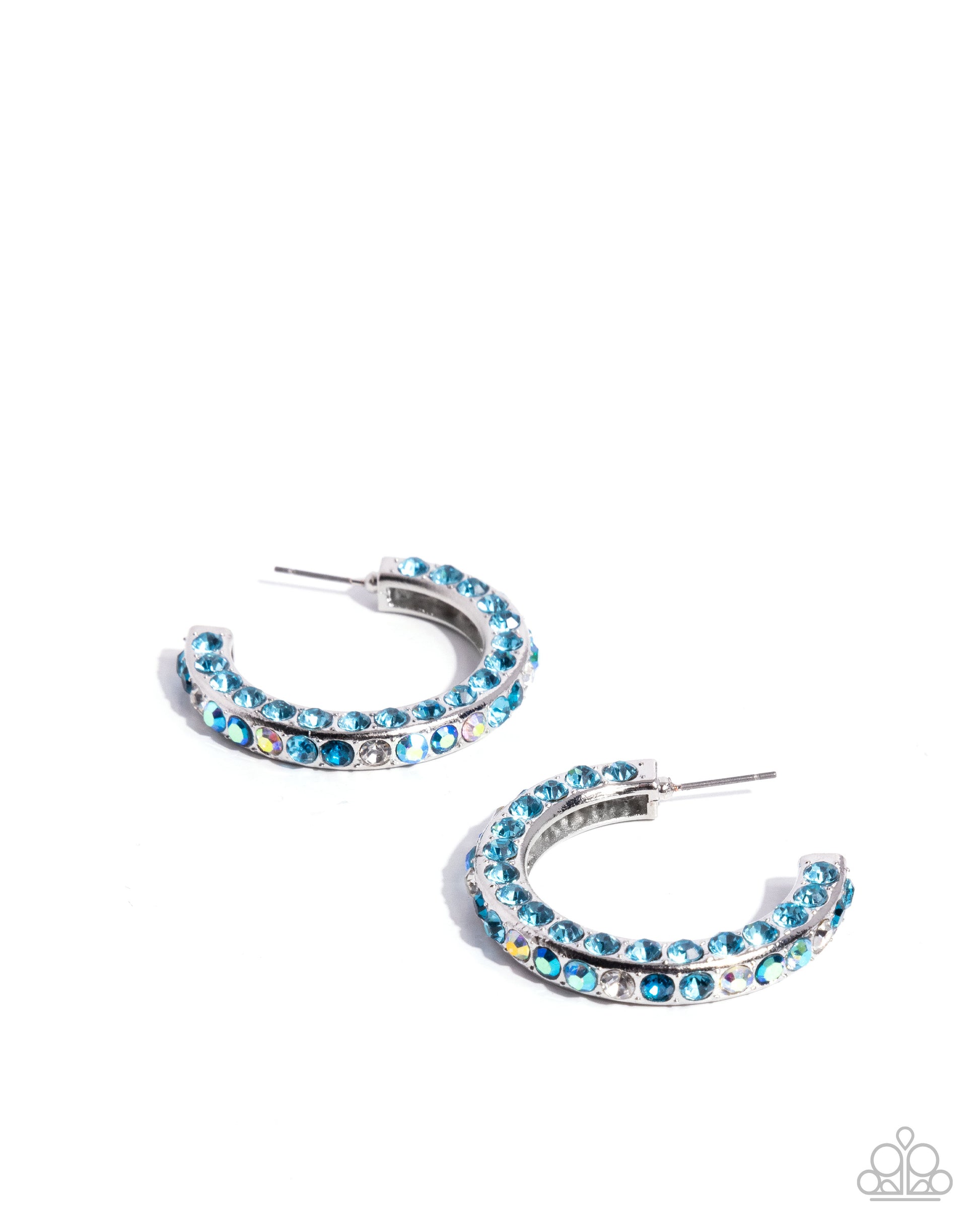High-Level Haute - blue - Paparazzi earrings