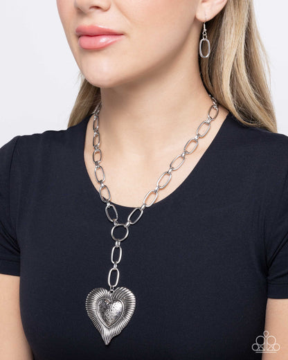 High Fidelity - silver - Paparazzi necklace