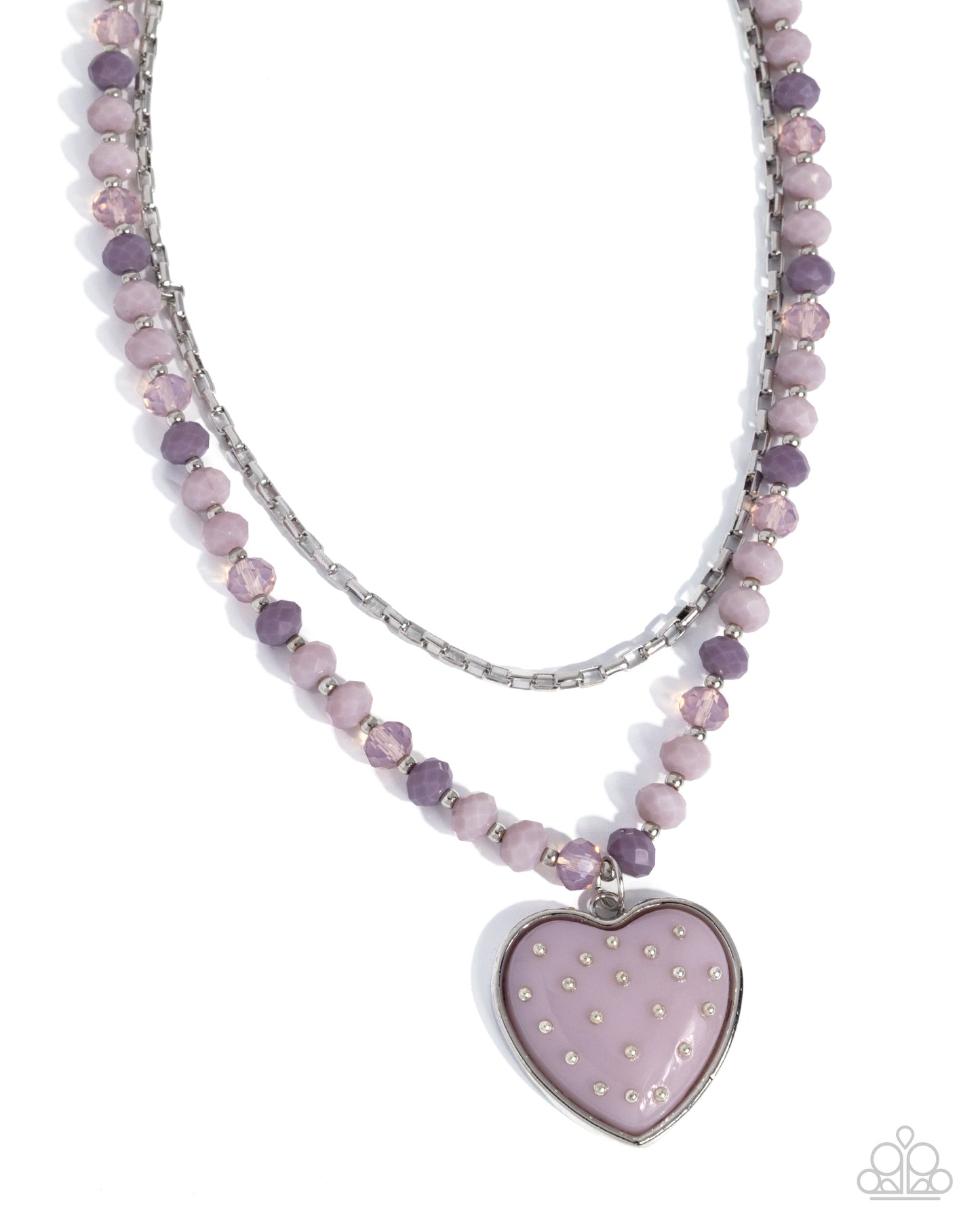High School Romance - purple - Paparazzi necklace