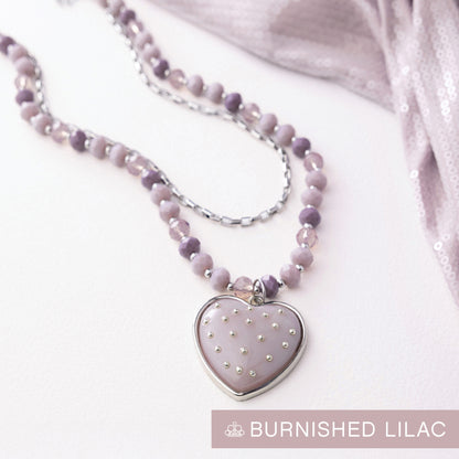 High School Romance - purple - Paparazzi necklace