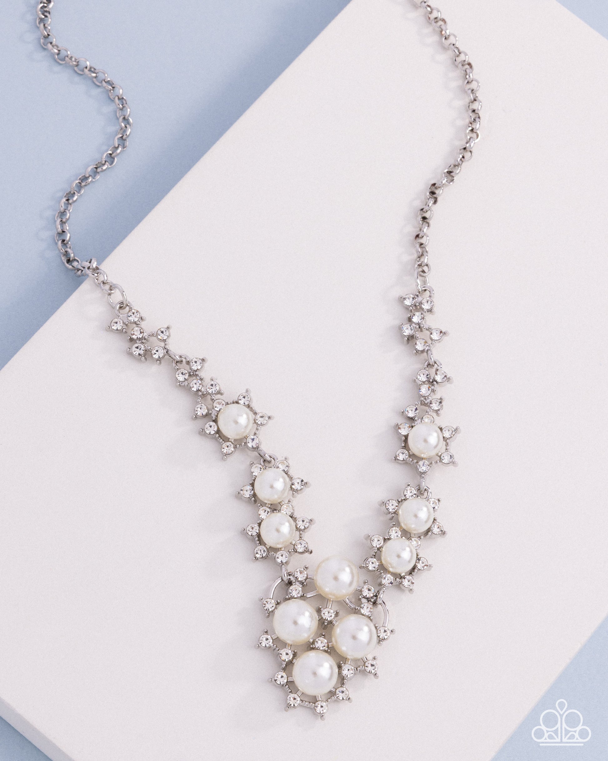 High Tea - white - Paparazzi necklace