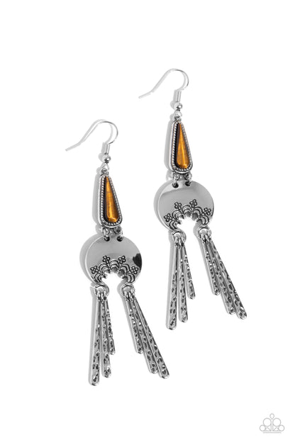 Highland Haute - brown - Paparazzi earrings