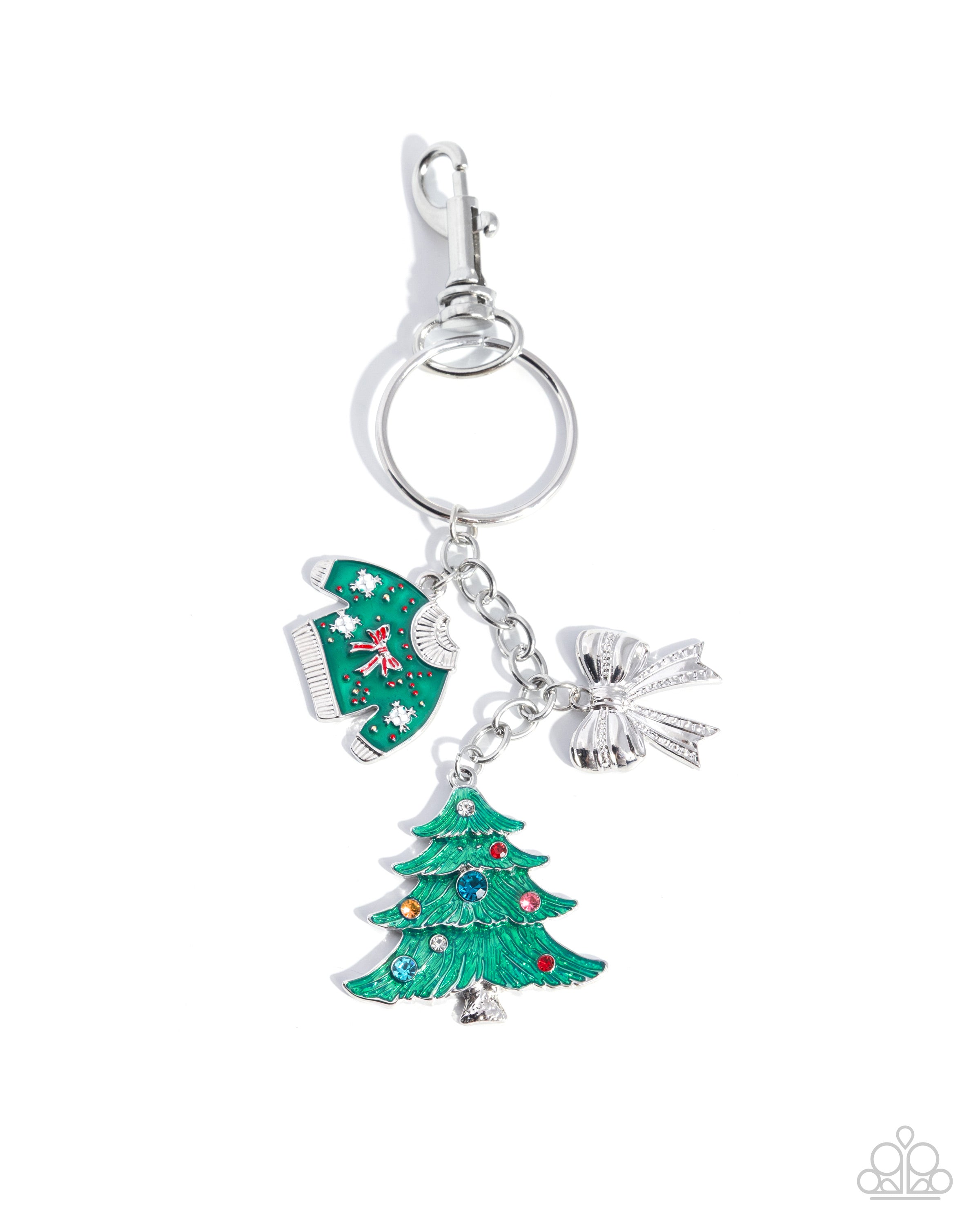 Holiday Memories - multi - Paparazzi Christmas bag charm