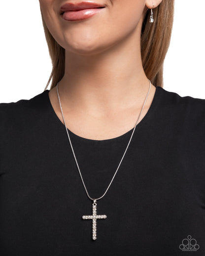 Holy Harmony - white - Paparazzi necklace