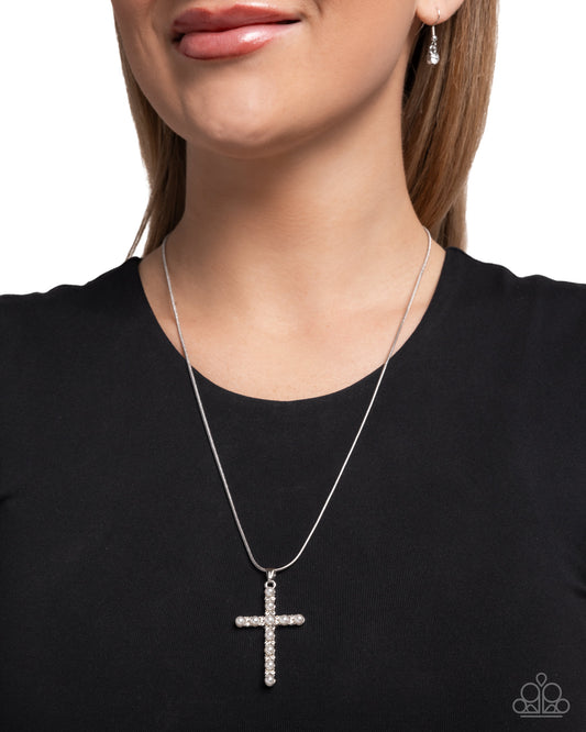 Holy Harmony - white - Paparazzi necklace