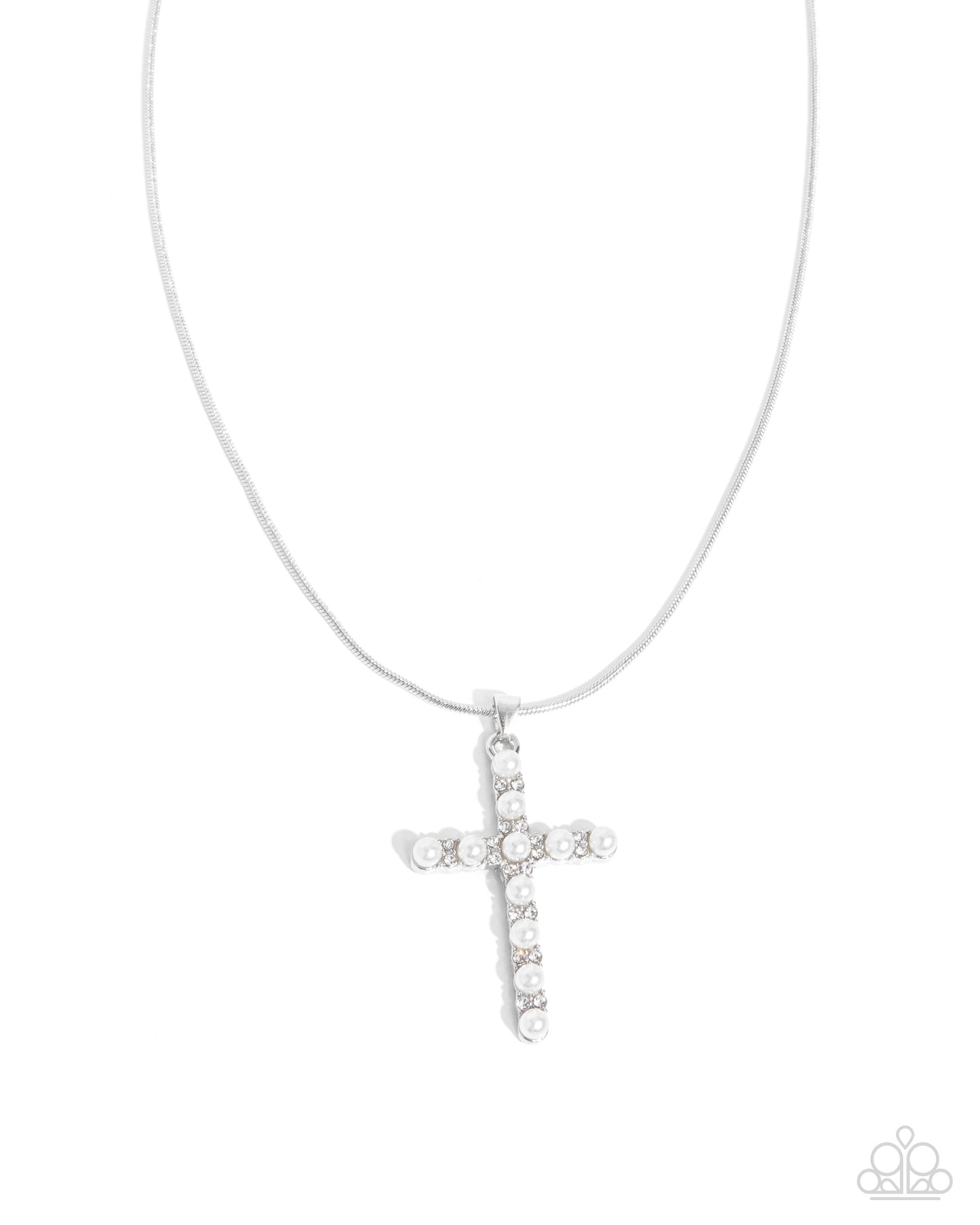 Holy Harmony - white - Paparazzi necklace