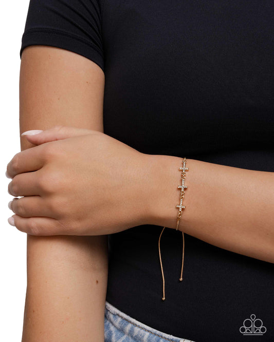 Holy Order - gold - Paparazzi bracelet