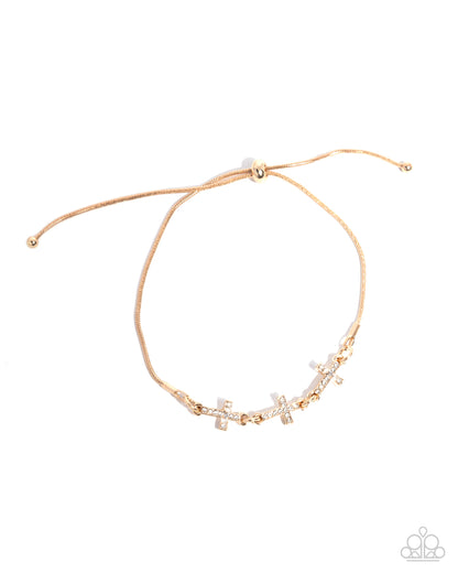 Holy Order - gold - Paparazzi bracelet