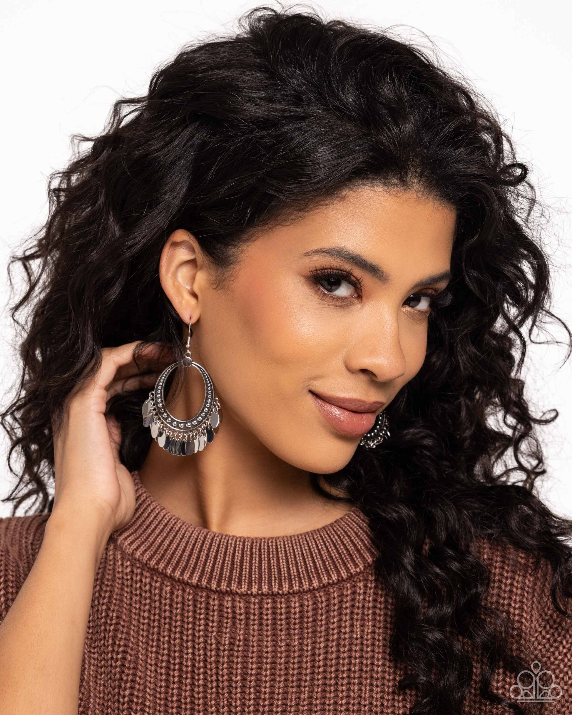 Homestead Hustle - silver - Paparazzi earrings