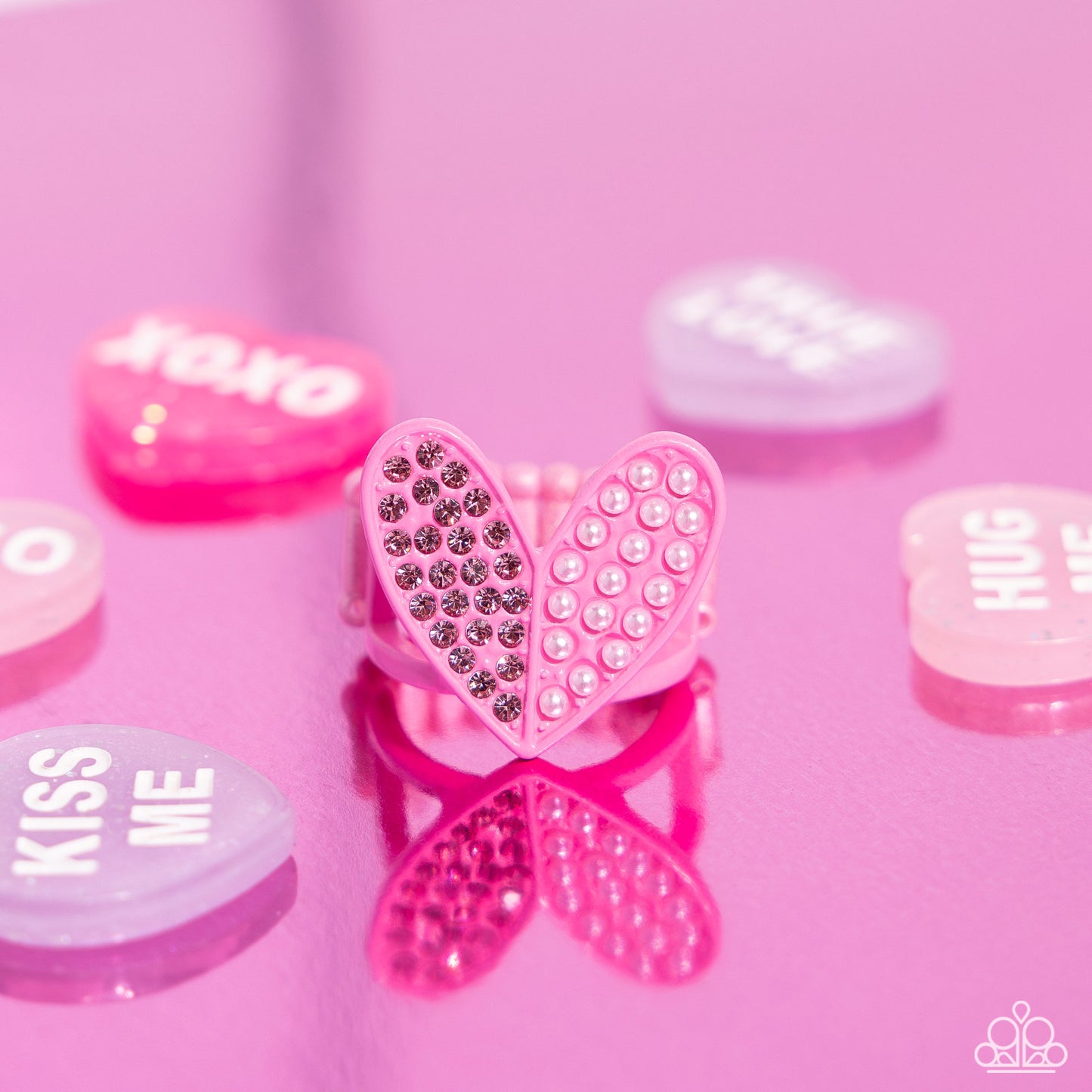 Hometown Heart - pink - Paparazzi ring