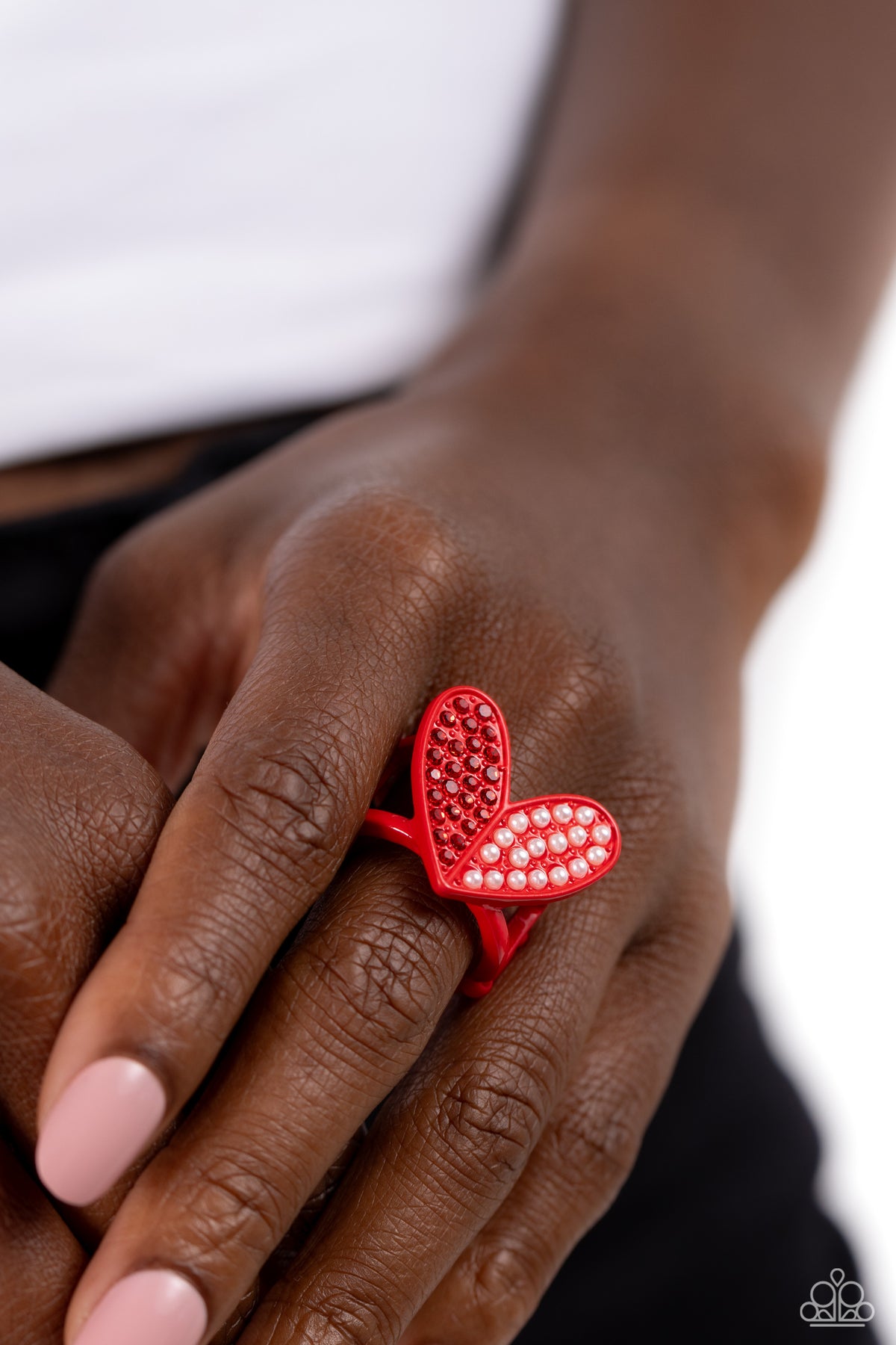 Hometown Heart - red - Paparazzi ring – JewelryBlingThing