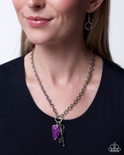 Honest Heritage - purple - Paparazzi necklace