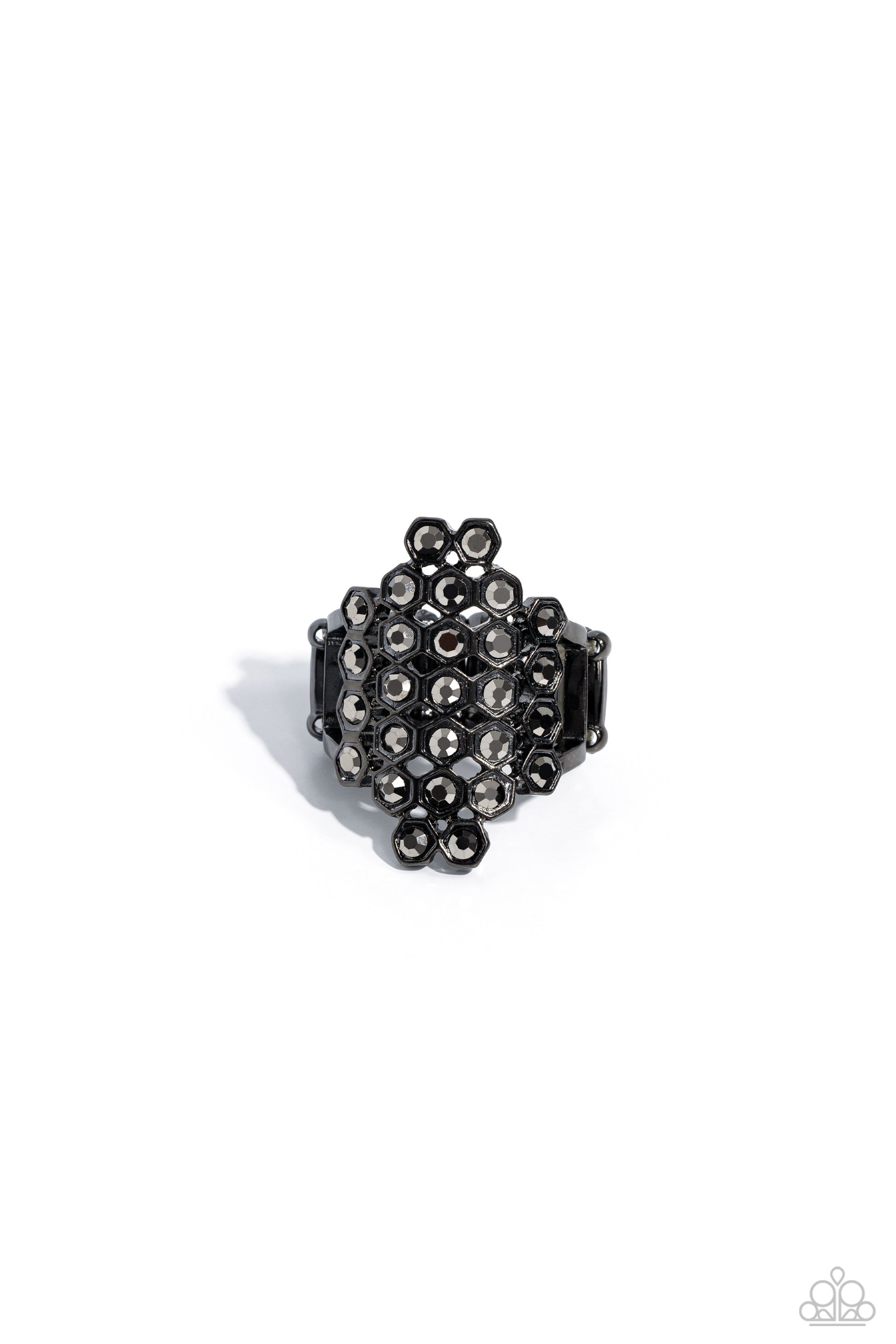 Honeycomb Haute - black - Paparazzi ring