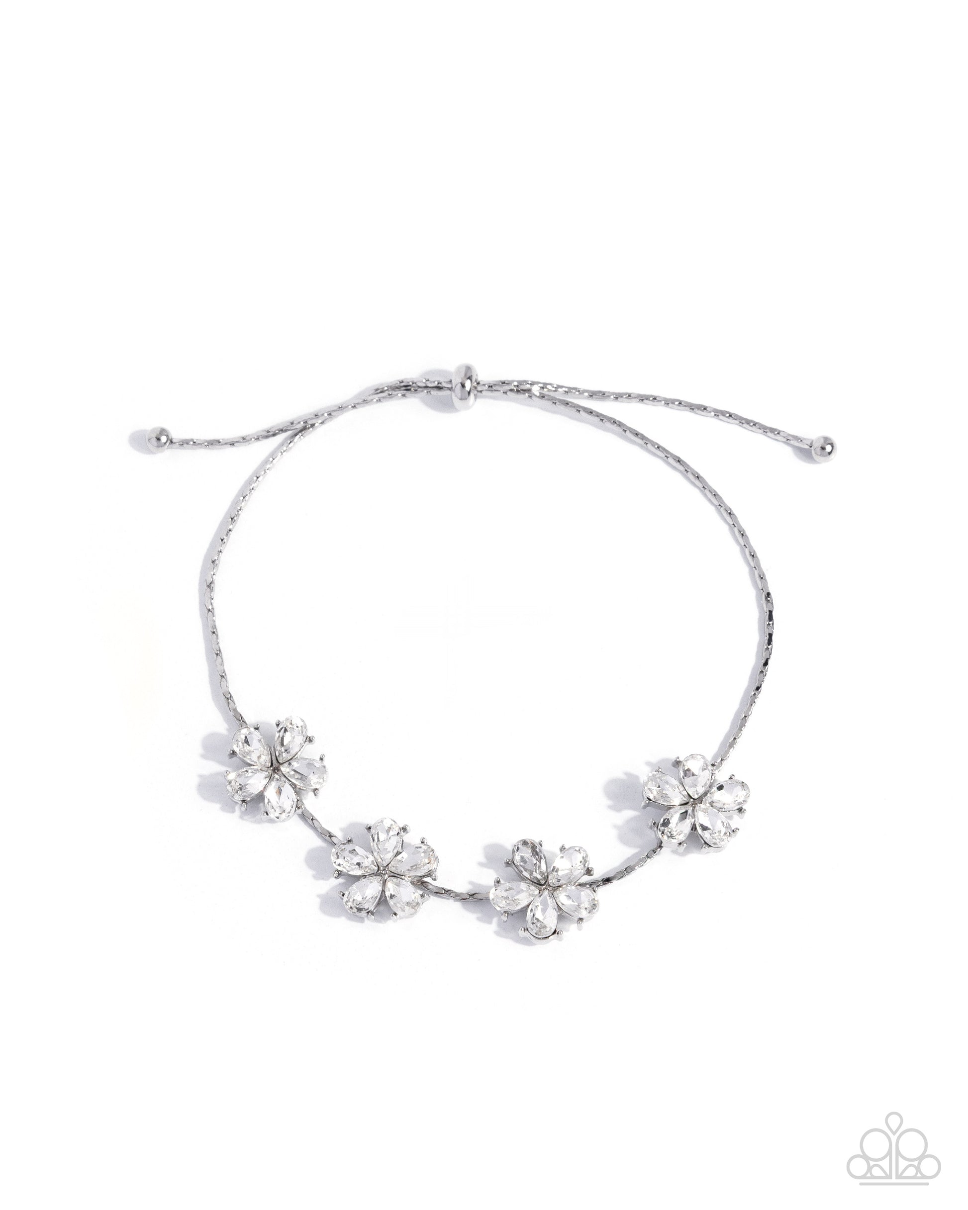 Honeymoon Headline - white - Paparazzi bracelet