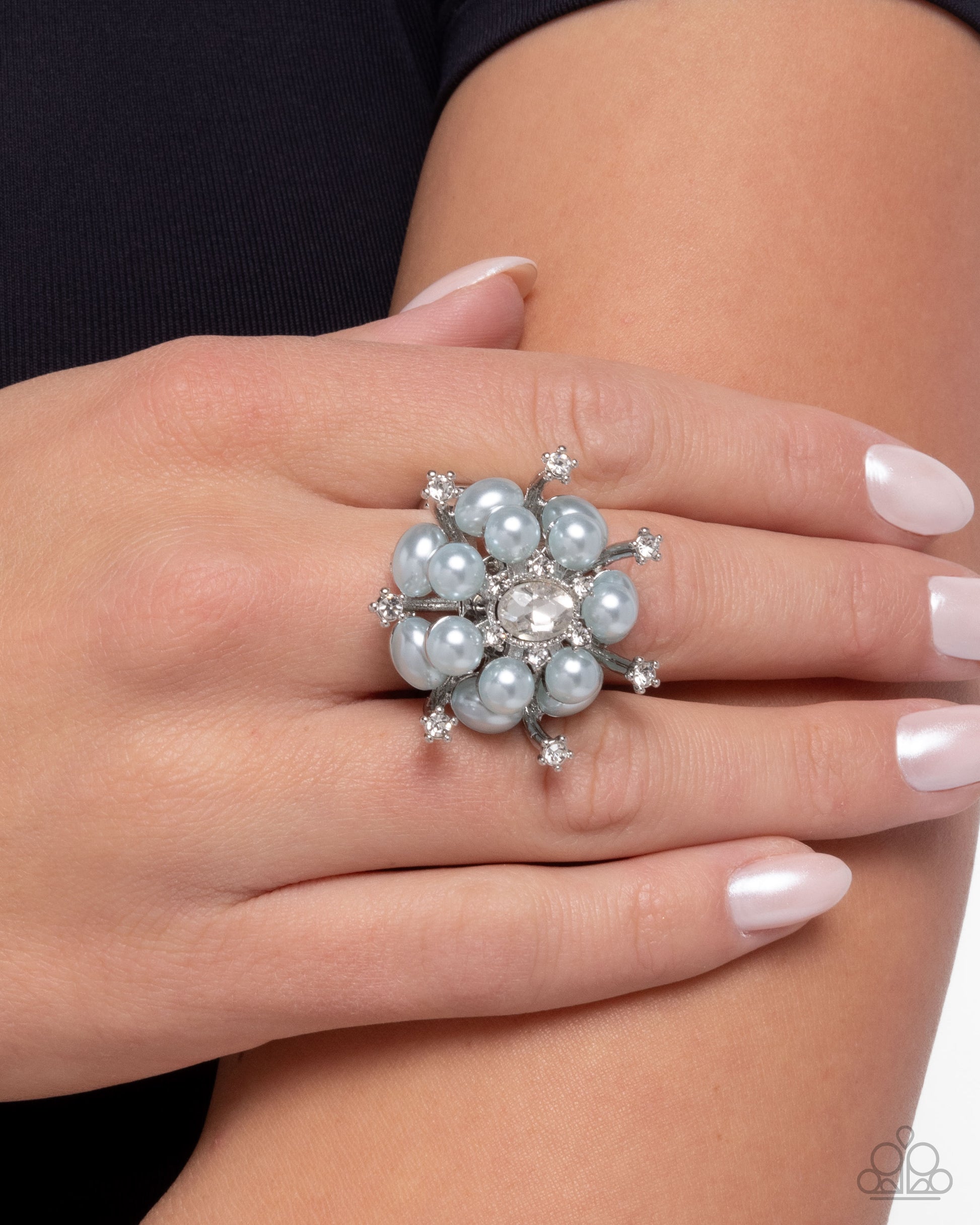 Hopeful Heirloom - blue - Paparazzi ring