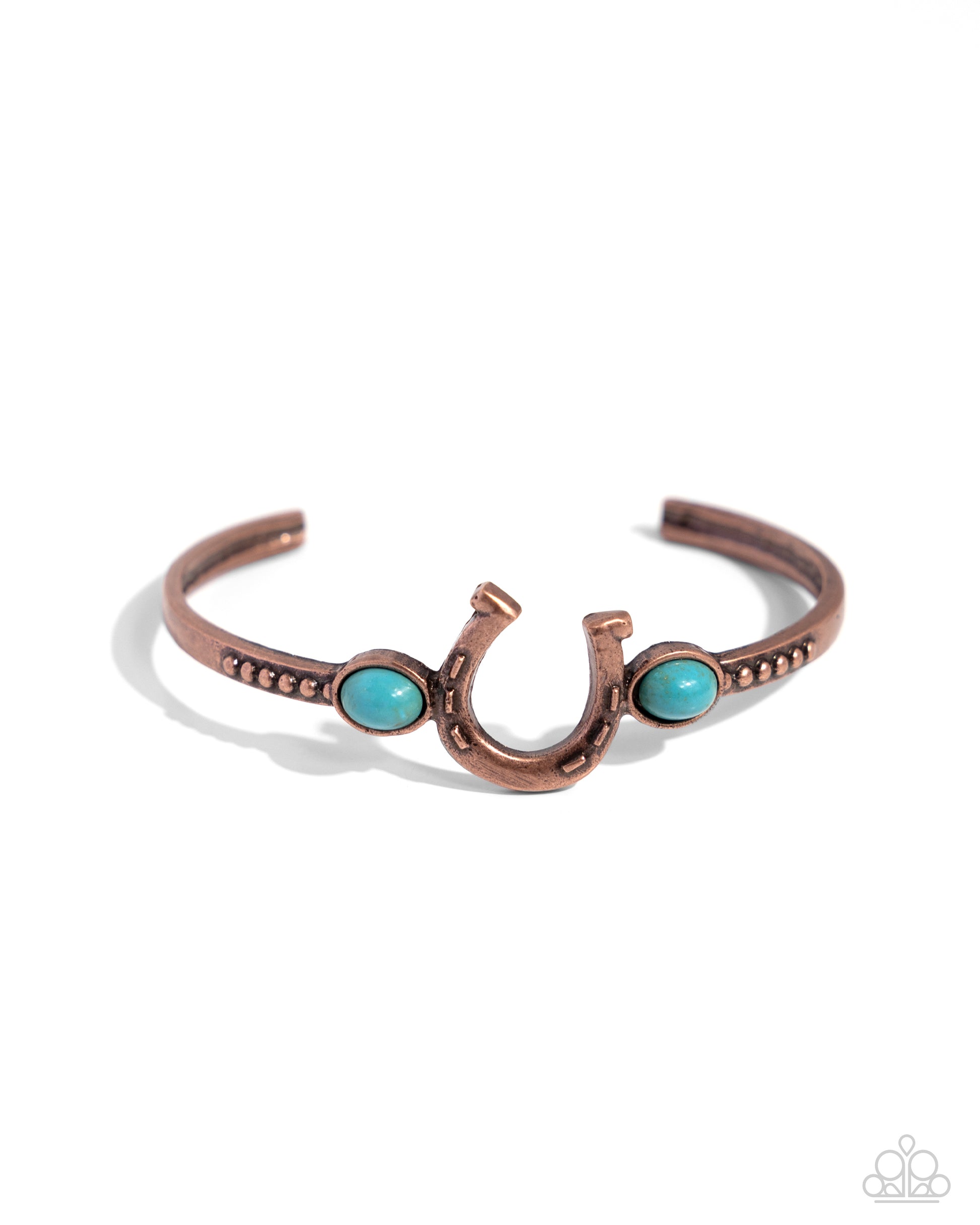 Horseshoe Habit - copper - Paparazzi bracelet