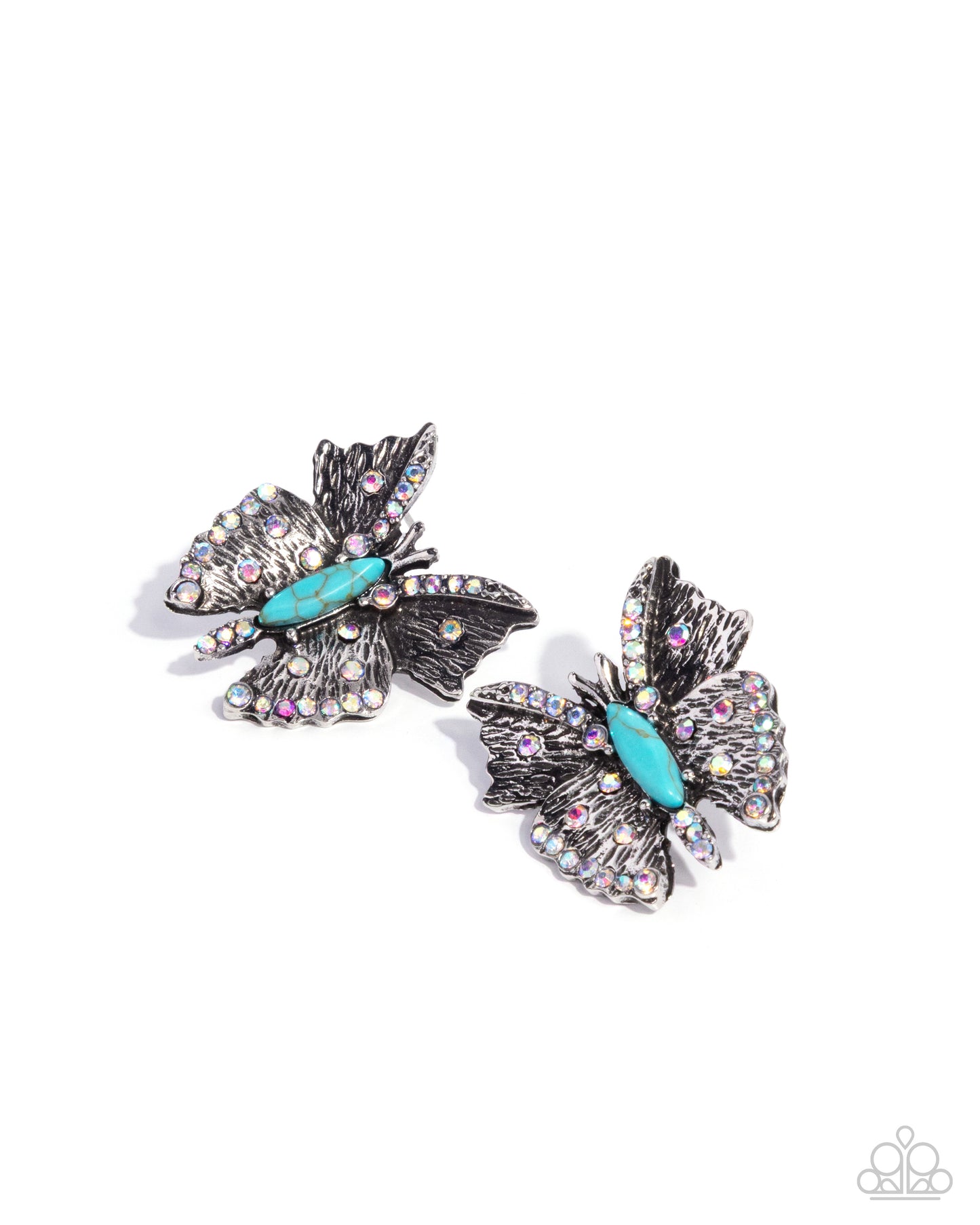 Hovering Harmony - blue - Paparazzi earrings