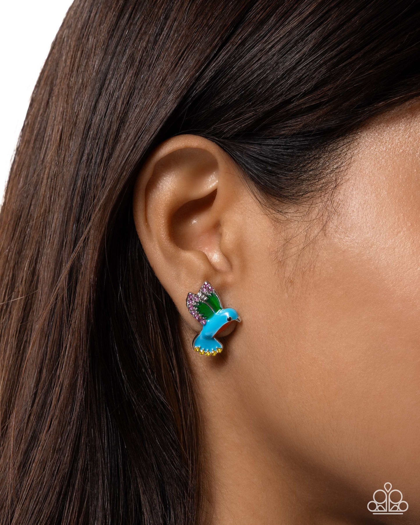 Hummingbird Honor - multi - Paparazzi earrings