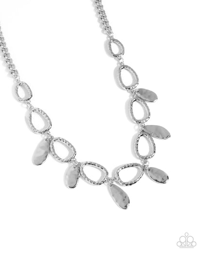 Hurry Up - silver - Paparazzi necklace