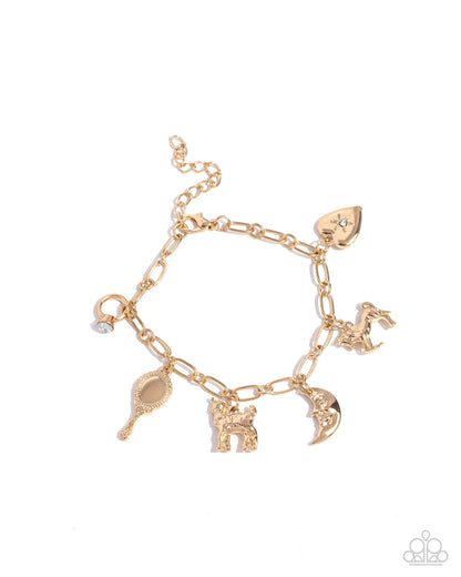 Hush Little Baby - gold - Paparazzi bracelet